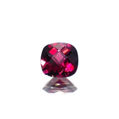 ◇チェッカーカット◇アントヒルガーネット(クロムパイロープガーネット) アメリカ・アリゾナ州産 0.45ct[230722880]4.6x4.6mm前後