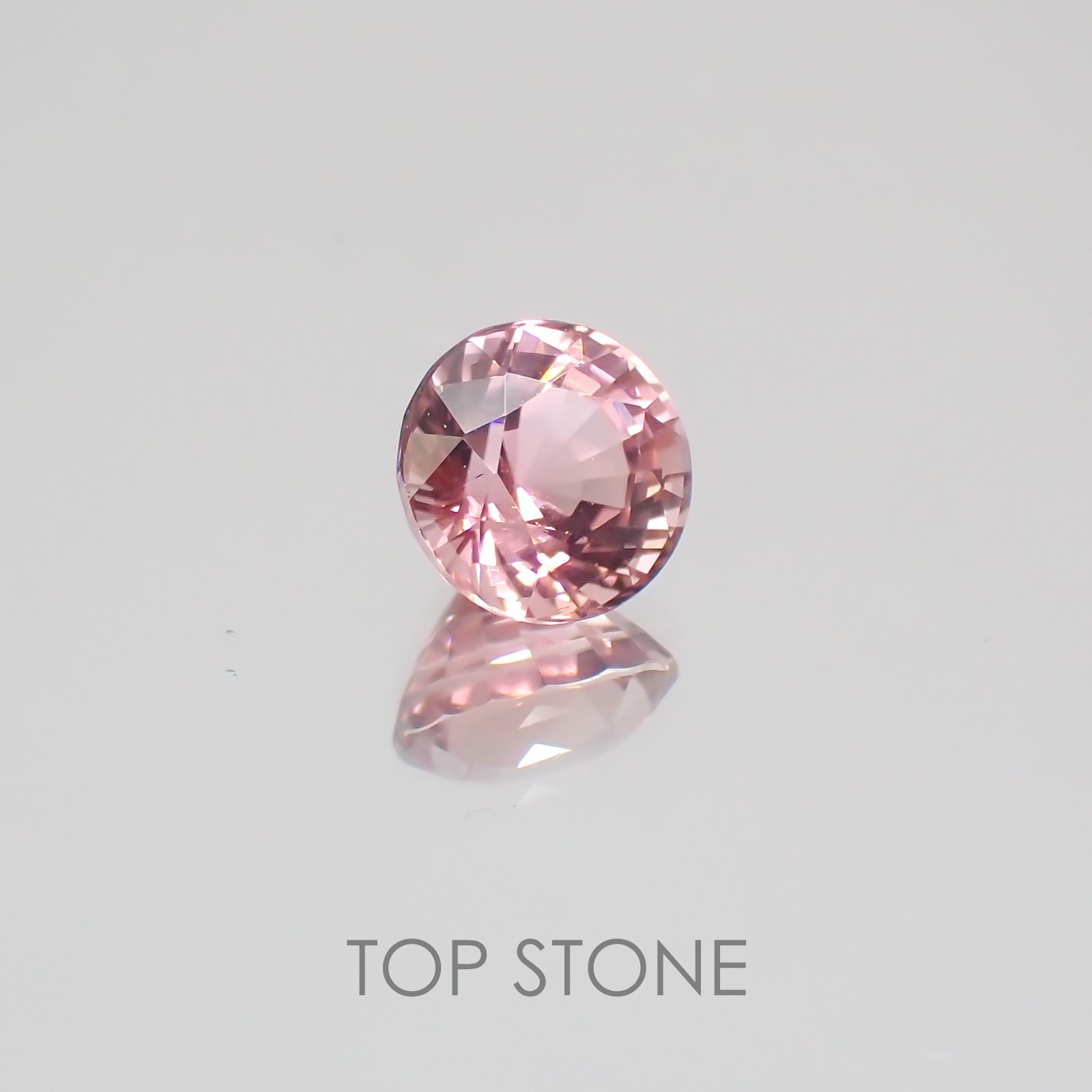 ピンクトルマリン パパラチャカラー ルワンダ産 ルース 1.14ct[21039977]6.3×6.3mm前後