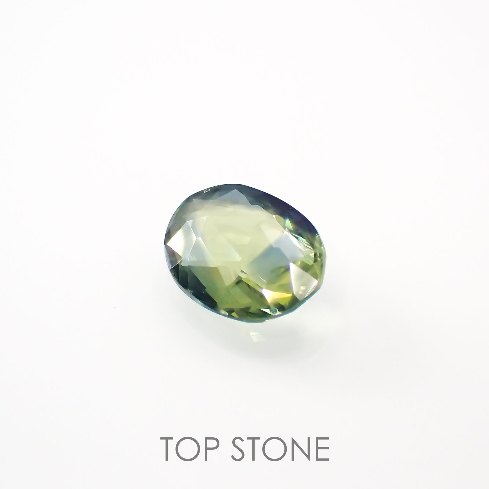 ◇ローズカット◇パーティカラーサファイア(宝石名パーティカラード・サファイア) マダガスカル産 1.02ct 識別済[210913203]7.7×5.6mm前後