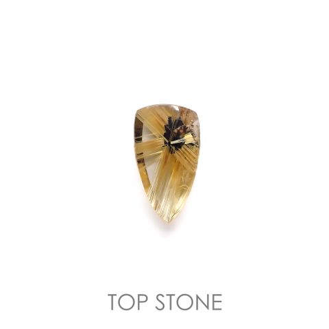 太陽タイチンルチルクォーツ ブラジル産 4.61ct[220716735]15.9x8.8mm前後