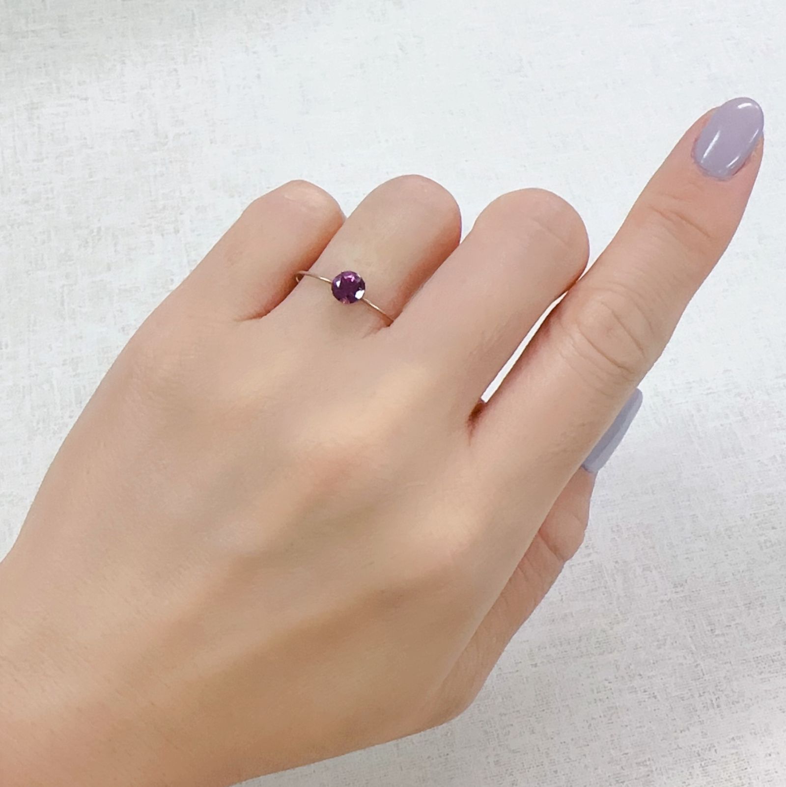 グレープガーネット ブラジル産 0.72ct [250823170]5.1x5mm前後