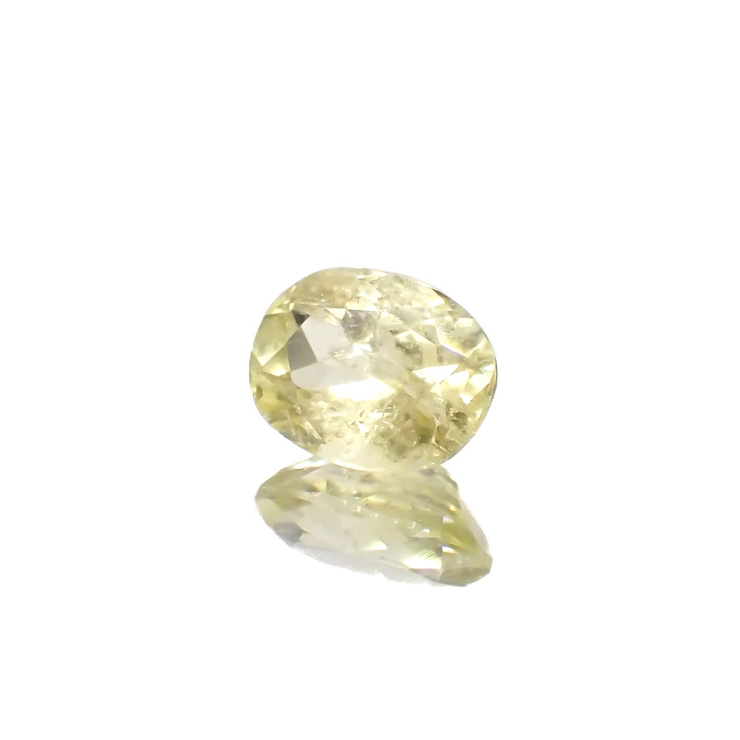ブラジリアナイト(宝石名ブラジリアナイト)ブラジル産 0.78ct 識別済[230220690]6.7x5.1mm前後