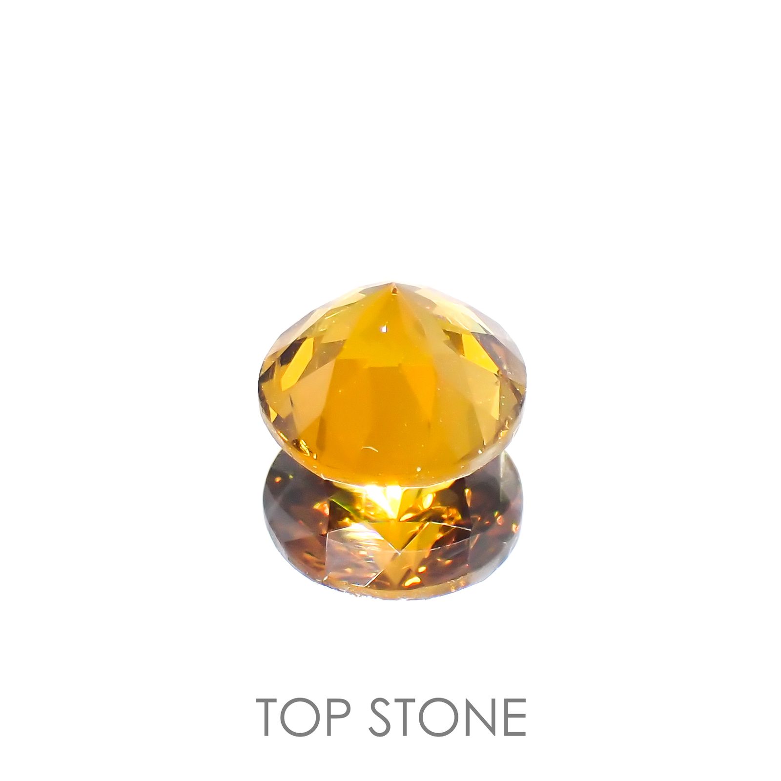 グロッシュラーアンドラダイトガーネット(宝石名グロッシュラー/アンドラダイト・ガーネット)ナミビア産 1.53ct 識別済[220114312]6.7x6.7mm前後