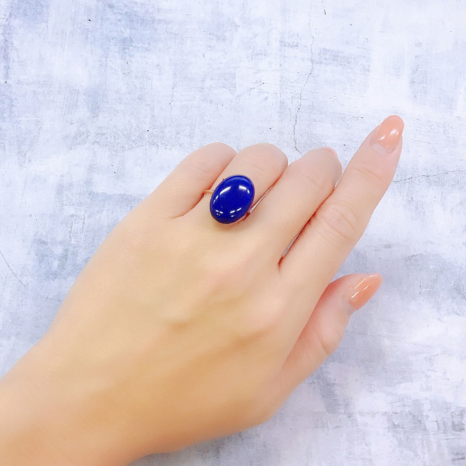 ラピスラズリ アフガニスタン産 10.00ct[220917956]18.2x13.1mm前後