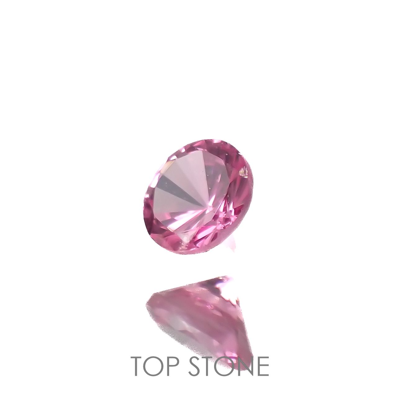 ホットピンクスピネル(宝石名ピンク・スピネル)タンザニア産 0.093ct 識別済[220616600]2.8x2.8mm前後
