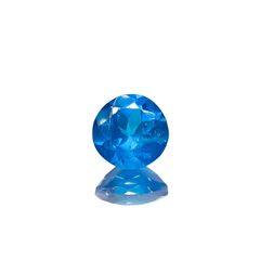 ネオンブルーアパタイト マダガスカル産 0.82ct[240628093]5.9x5.9mm前後