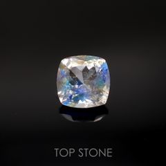 レインボームーンストーン(宝石名ラブラドライト)タンザニア産 0.75ct 識別済[220817473]5.7x5.7mm前後