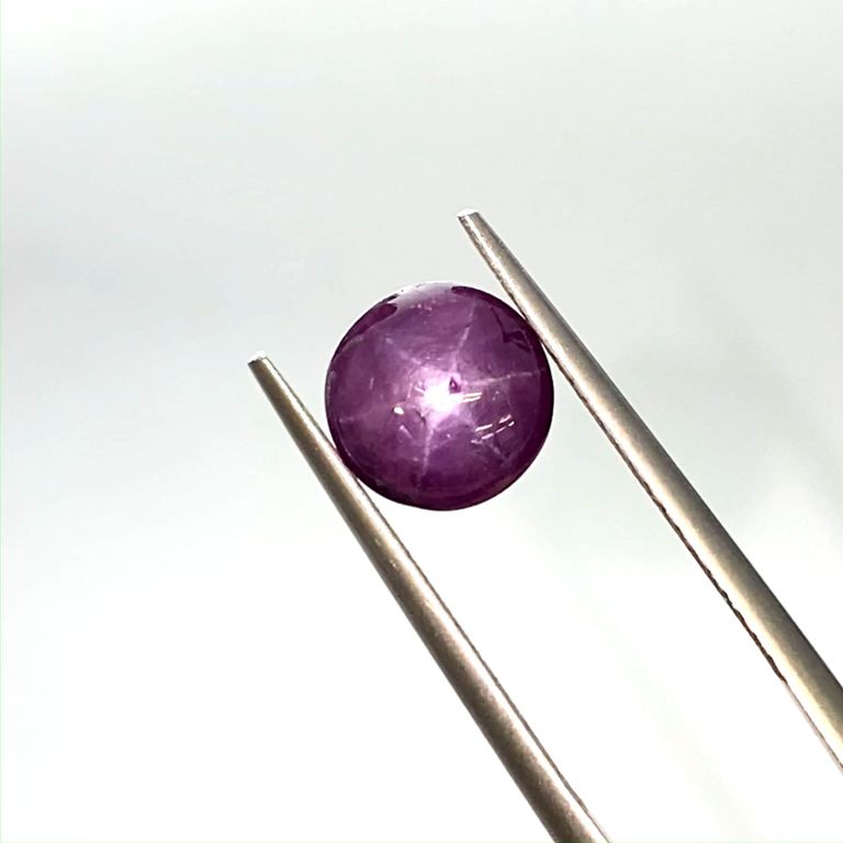 スタールビー(宝石名スター・ルビー)インド産 3.71ct 識別済[220616111 