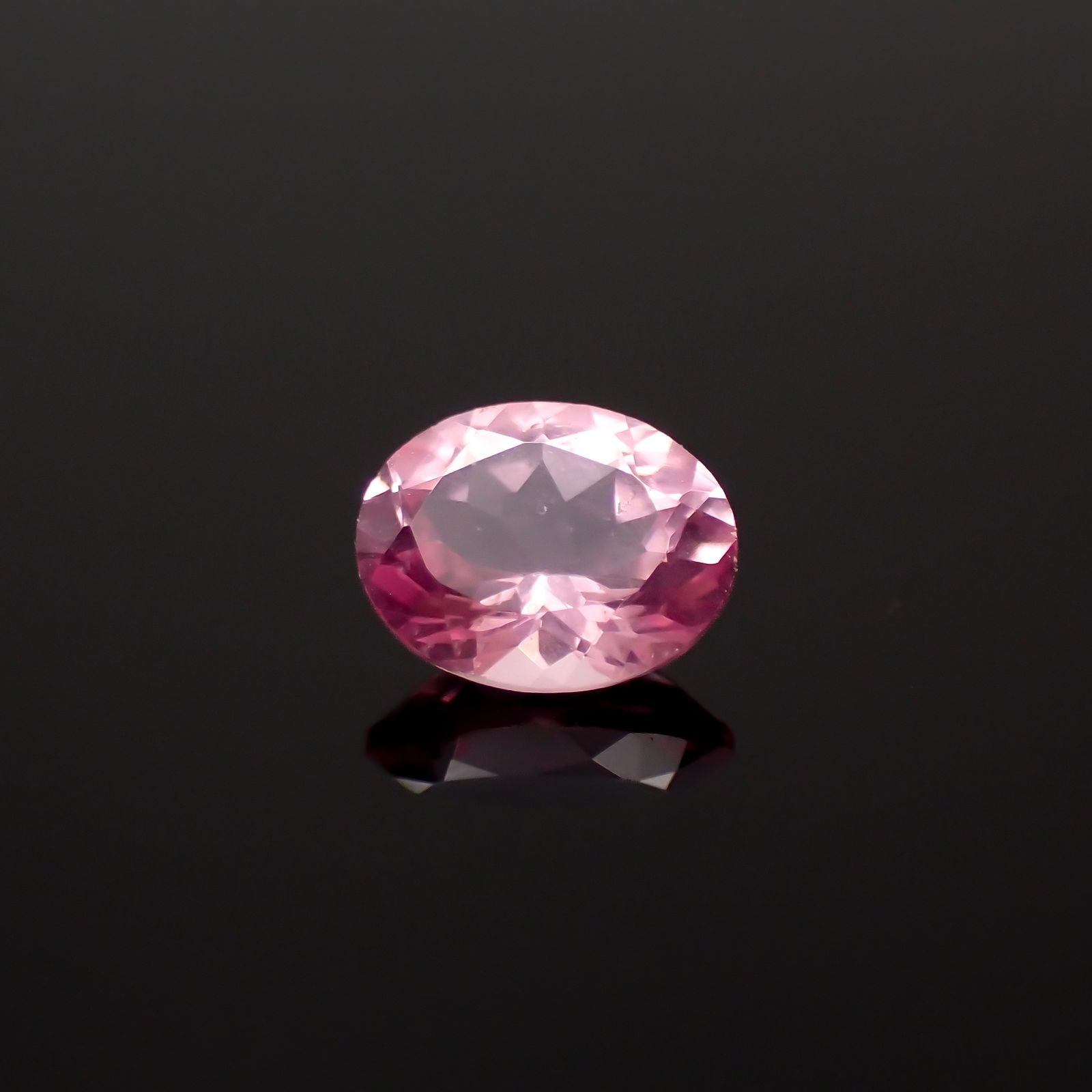 シルキーピンクスピネル タンザニア産 0.38ct[230421565]4.9x3.9mm前後