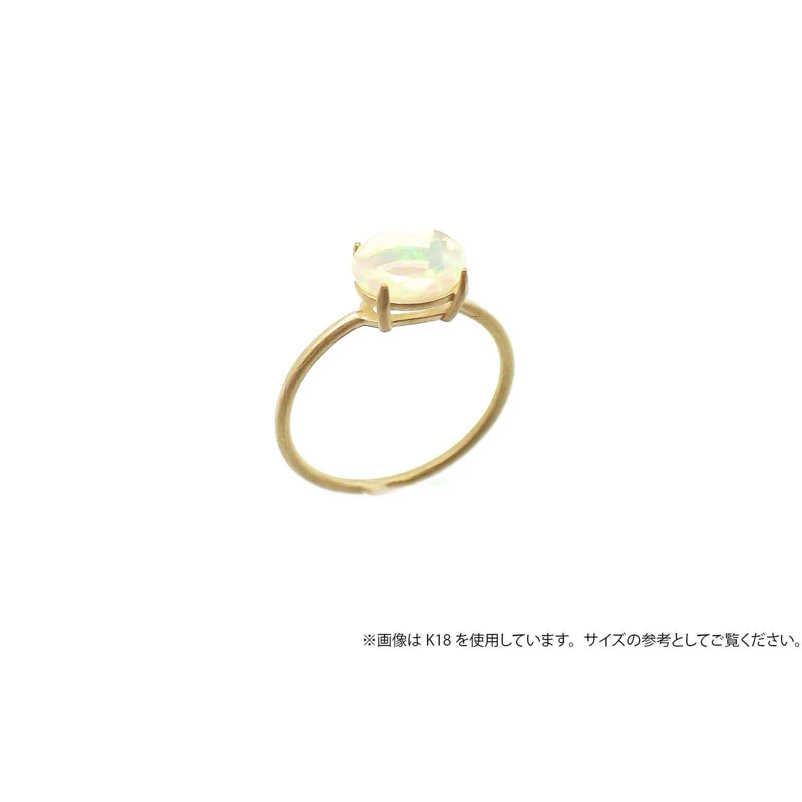Pt900リング用空枠 オーバル爪留め 6×8mm用 つや消し [210913412]