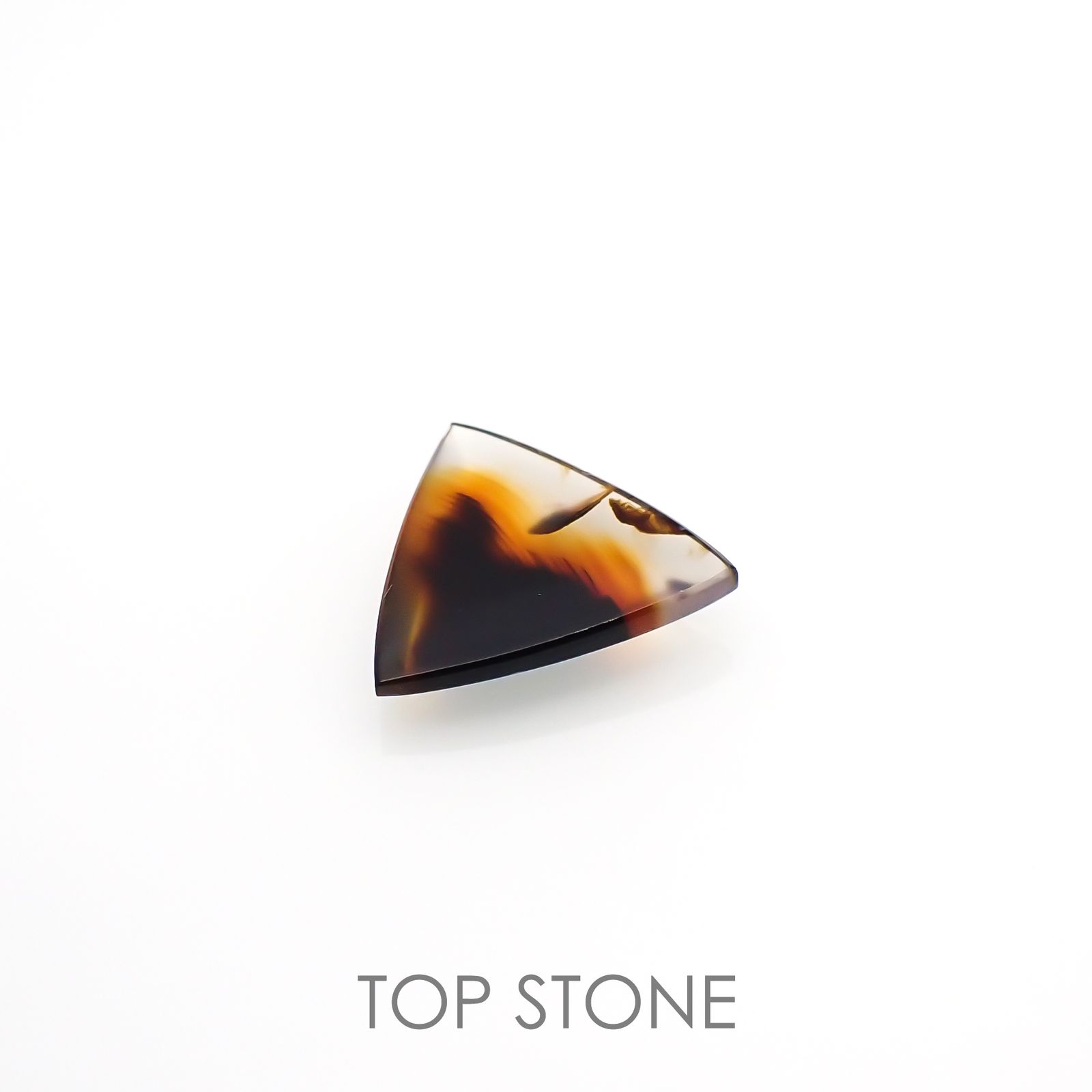 モンタナアゲート アメリカ・モンタナ州産 3.96ct[220716770]14.4x15.1mm前後