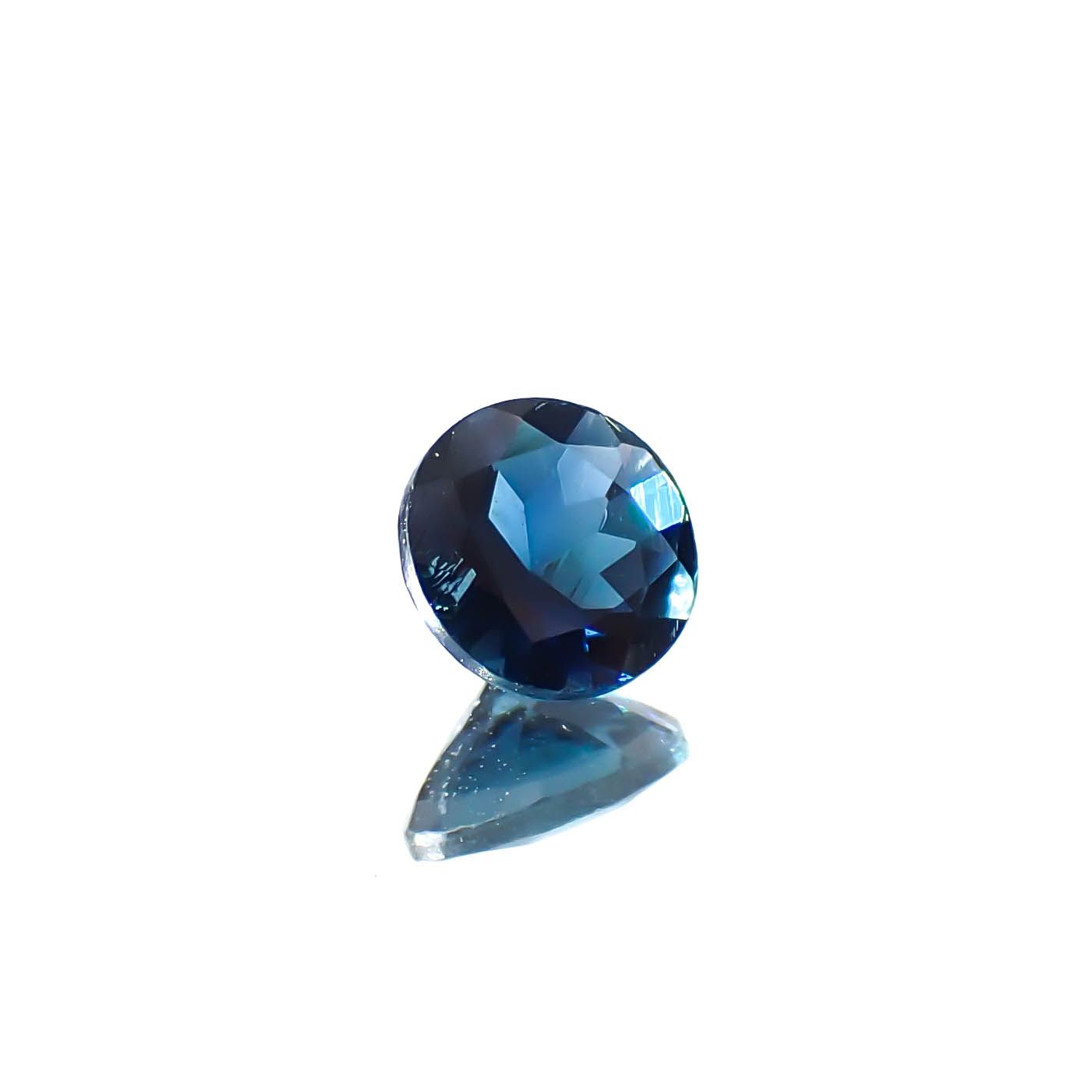 インディゴライト ブラジル産 0.25ct / 4.1x4.1mm前後 [250931102]