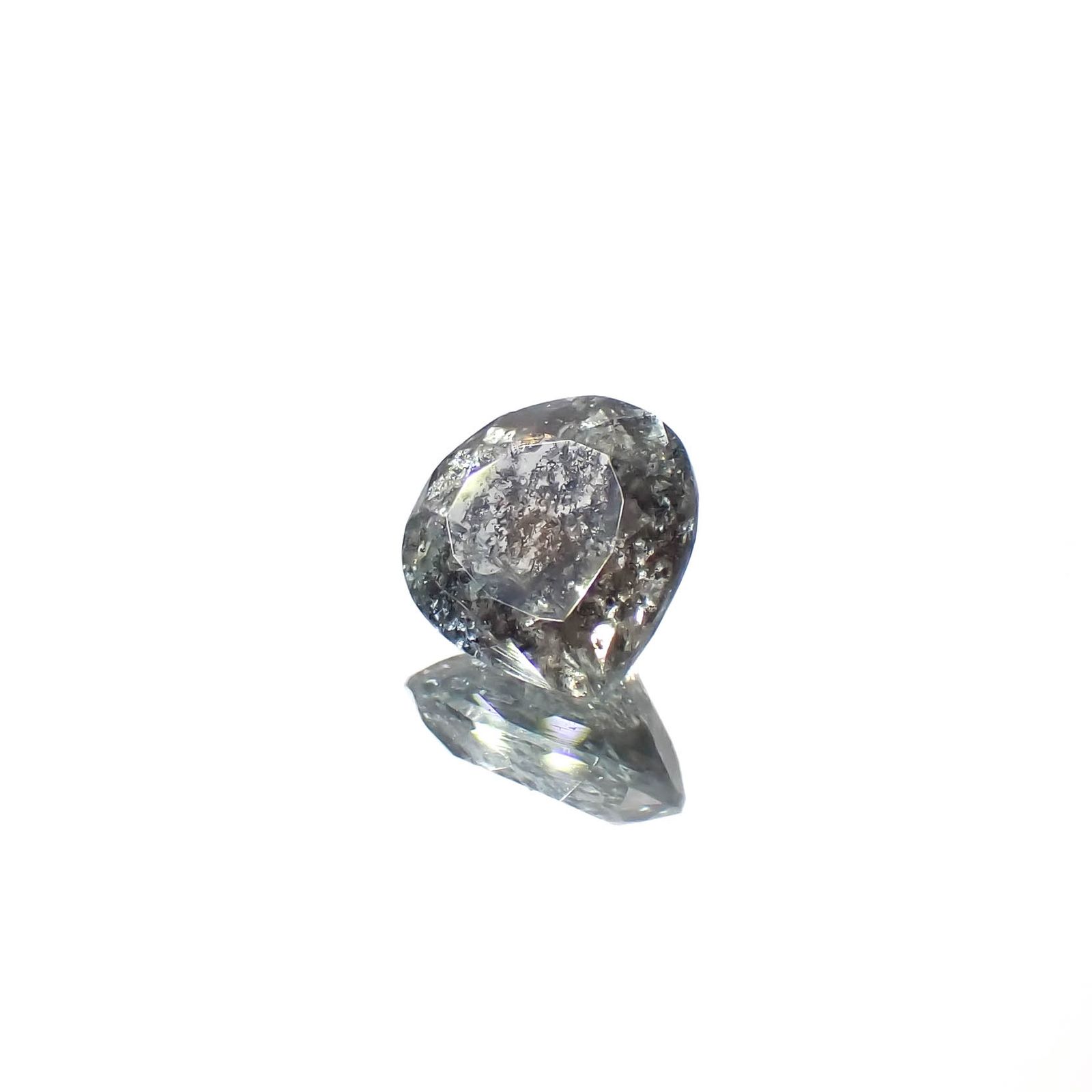 アベンチュリンアクアマリン ナイジェリア産 1.02ct[240226029]7.2x7mm前後