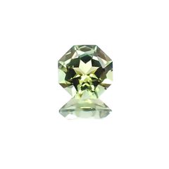 ◇オクタゴンカット◇グリーントルマリン SA(宝石名グリーン・トルマリン)ブラジル産 0.47ct 識別済[231124201]5x5mm前後