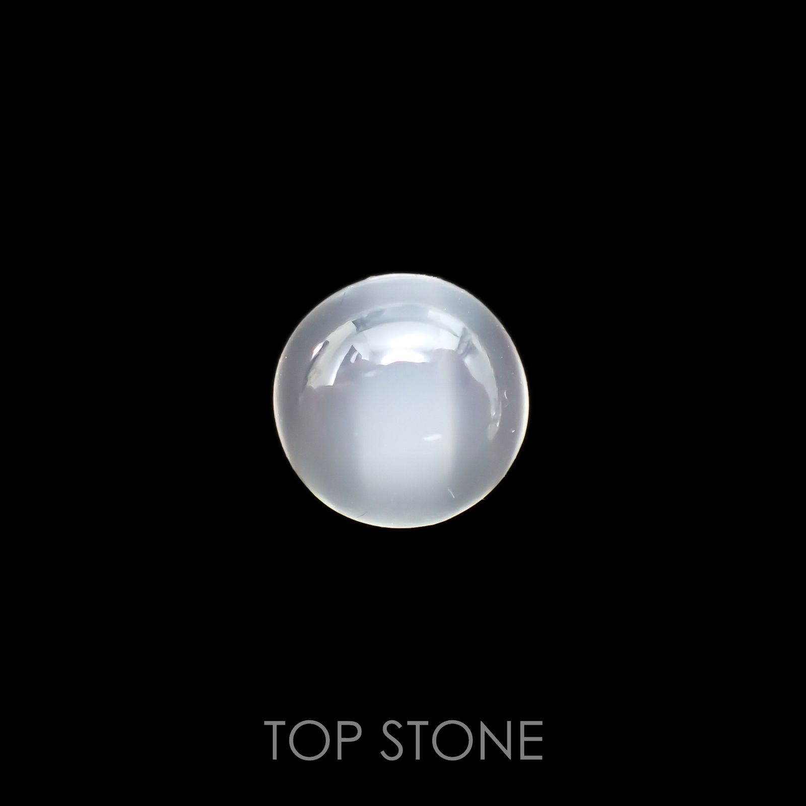 ムーンストーンキャッツアイ(宝石名ムーンストーン・キャッツアイ) インド産 4.16ct 識別済[210812739]10.1×10.1mm前後
