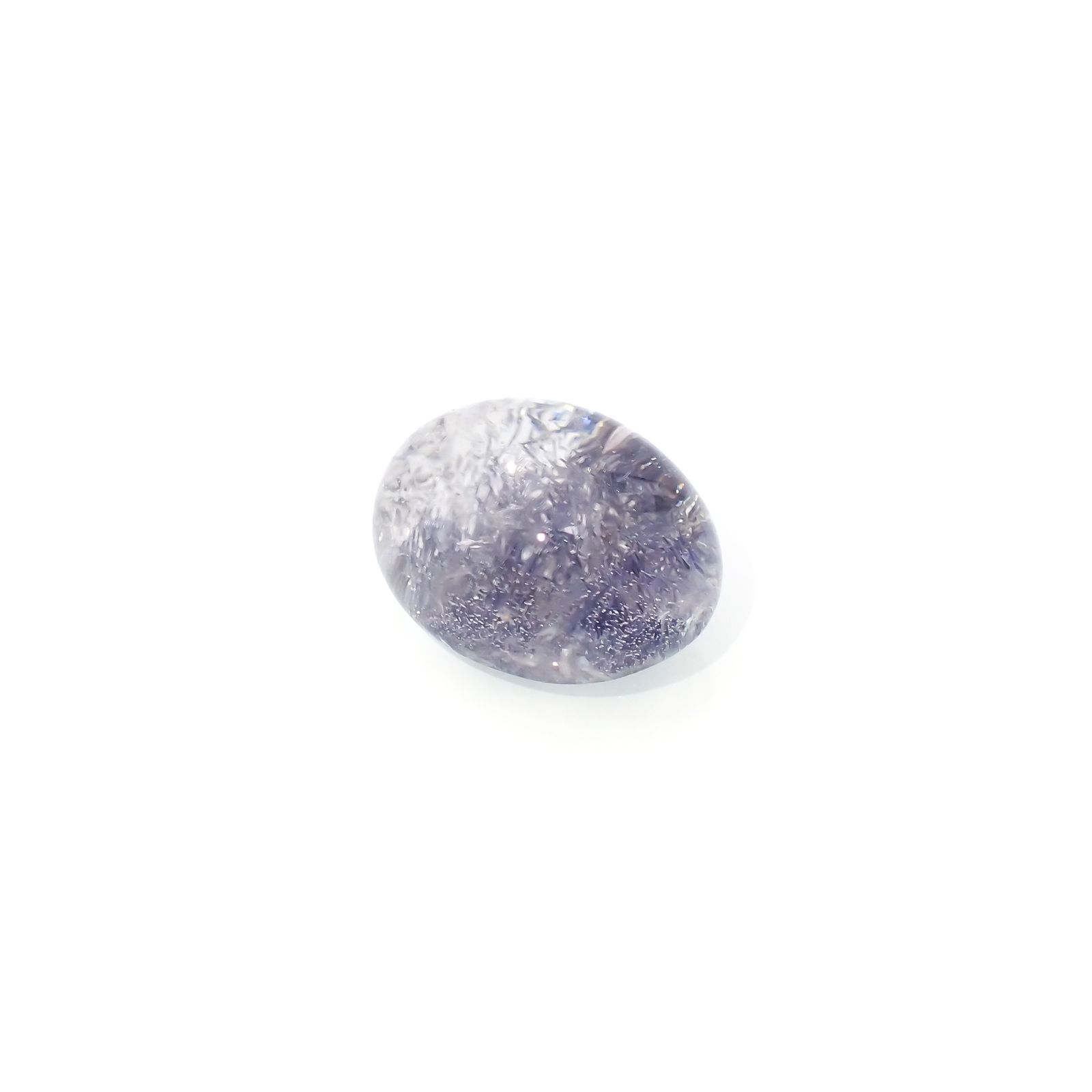 デュモルチェライトインクォーツ ブラジル産 20.71ct[231023814]18.9x14.6mm前後