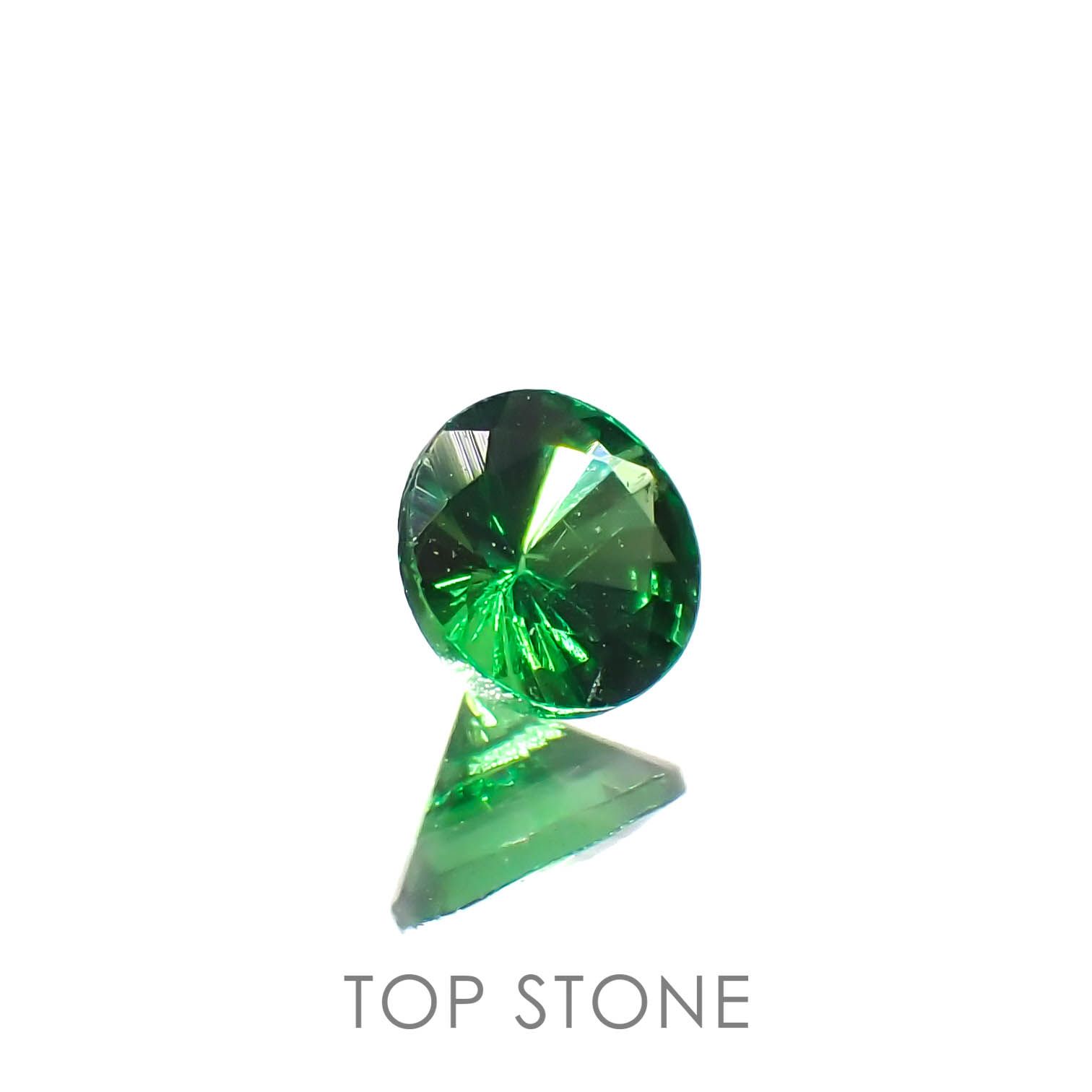 ツァボライト(宝石名ガーネット)タンザニア産 0.12ct 識別済[230120288]3x3mm前後