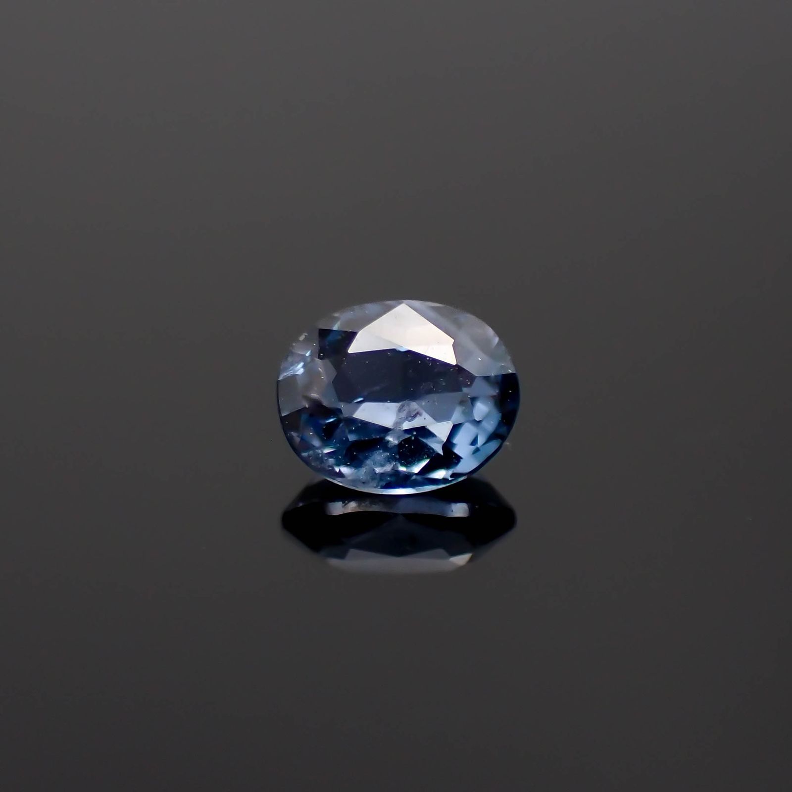 コバルトブルースピネル(宝石名ブルー・スピネル)タンザニア産 0.344ct ソ付(日独)[230622551]4.61x3.71mm前後