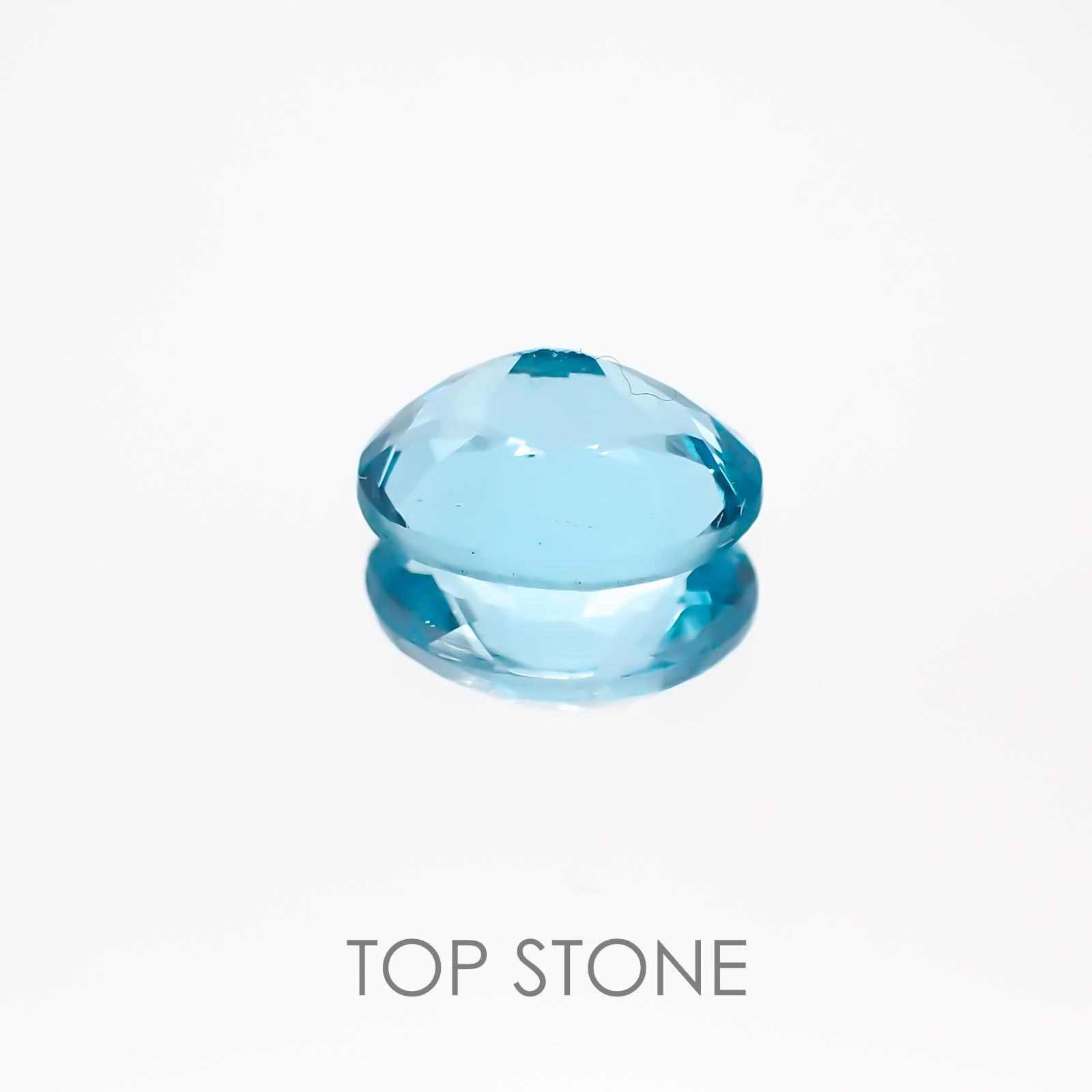 アパタイト(宝石名アパタイト) ブラジル産 0.82ct 識別済[20117941]7×5.1mm前後