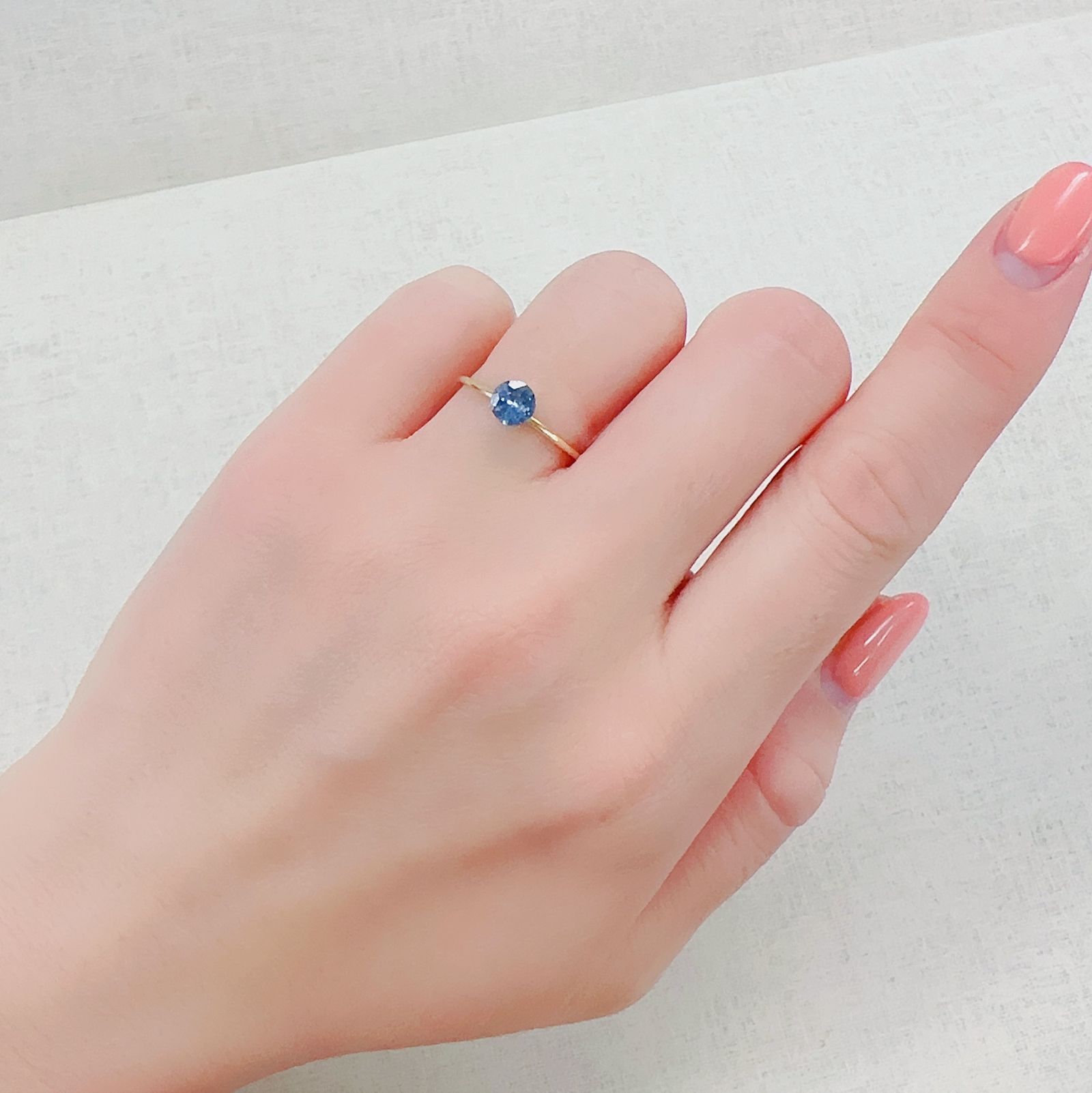 モンタナサファイア アメリカ・モンタナ州産 0.54ct[230321130]5x5mm前後