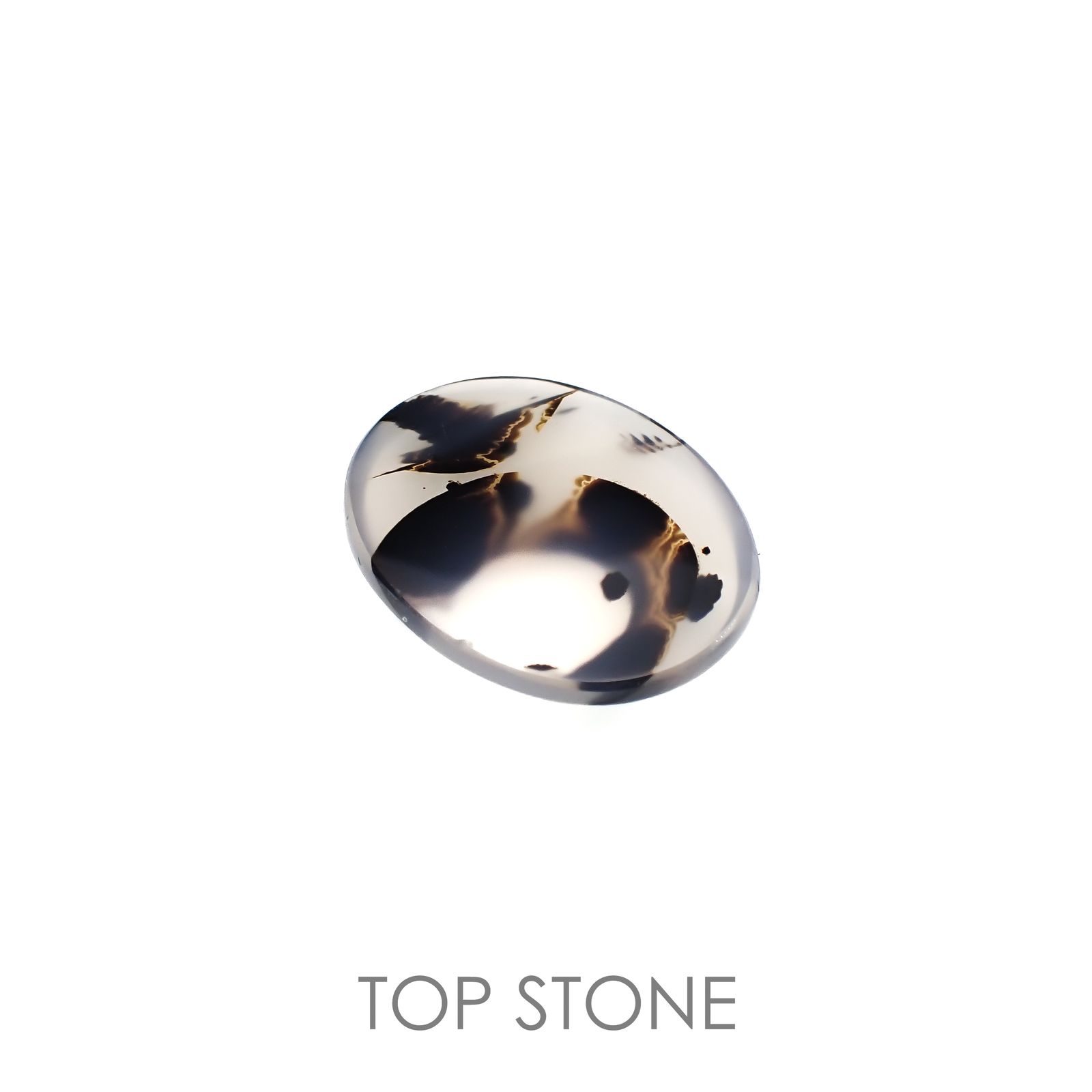 モンタナアゲート アメリカ・モンタナ州産 9.08ct[220716773]20.8x16.8mm前後