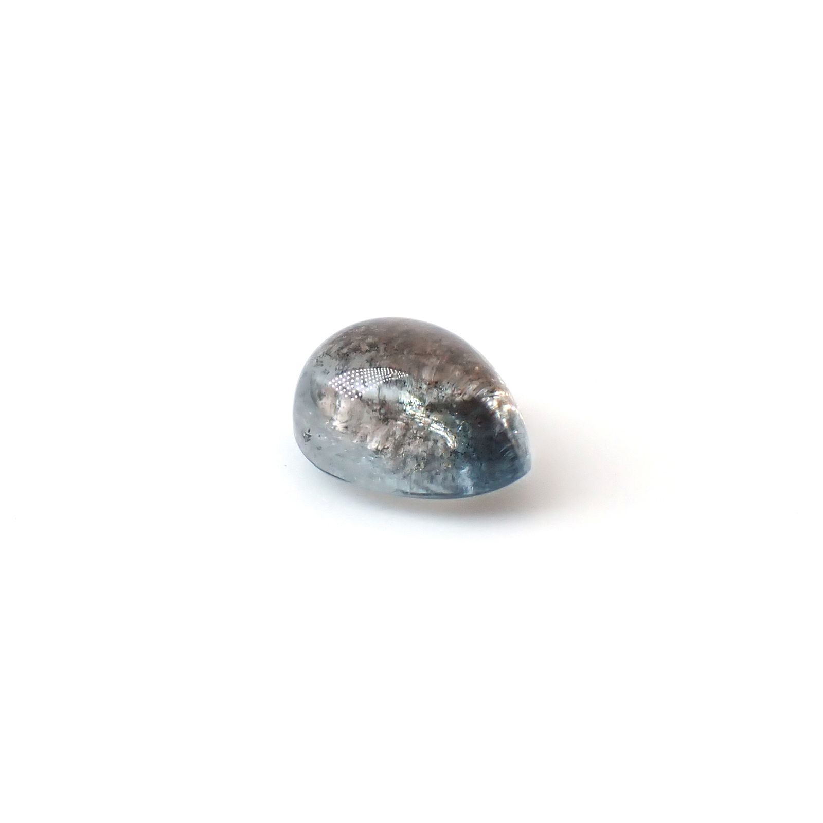 アベンチュリンアクアマリン ナイジェリア産 2.28ct / 9.5x6.9mm前後 [260919771]