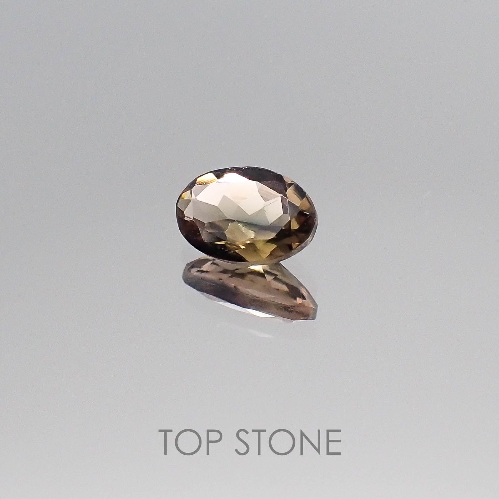 バイカラートルマリン(宝石名バイカラー・トルマリン) ブラジル産 0.42ct 識別済[20073780]6.2×4.1mm前後