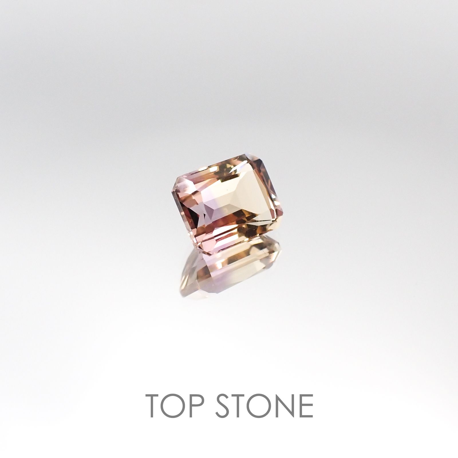 アメトリン ブラジル産 ルース 1.65ct[20095346]7.6×6.1mm前後
