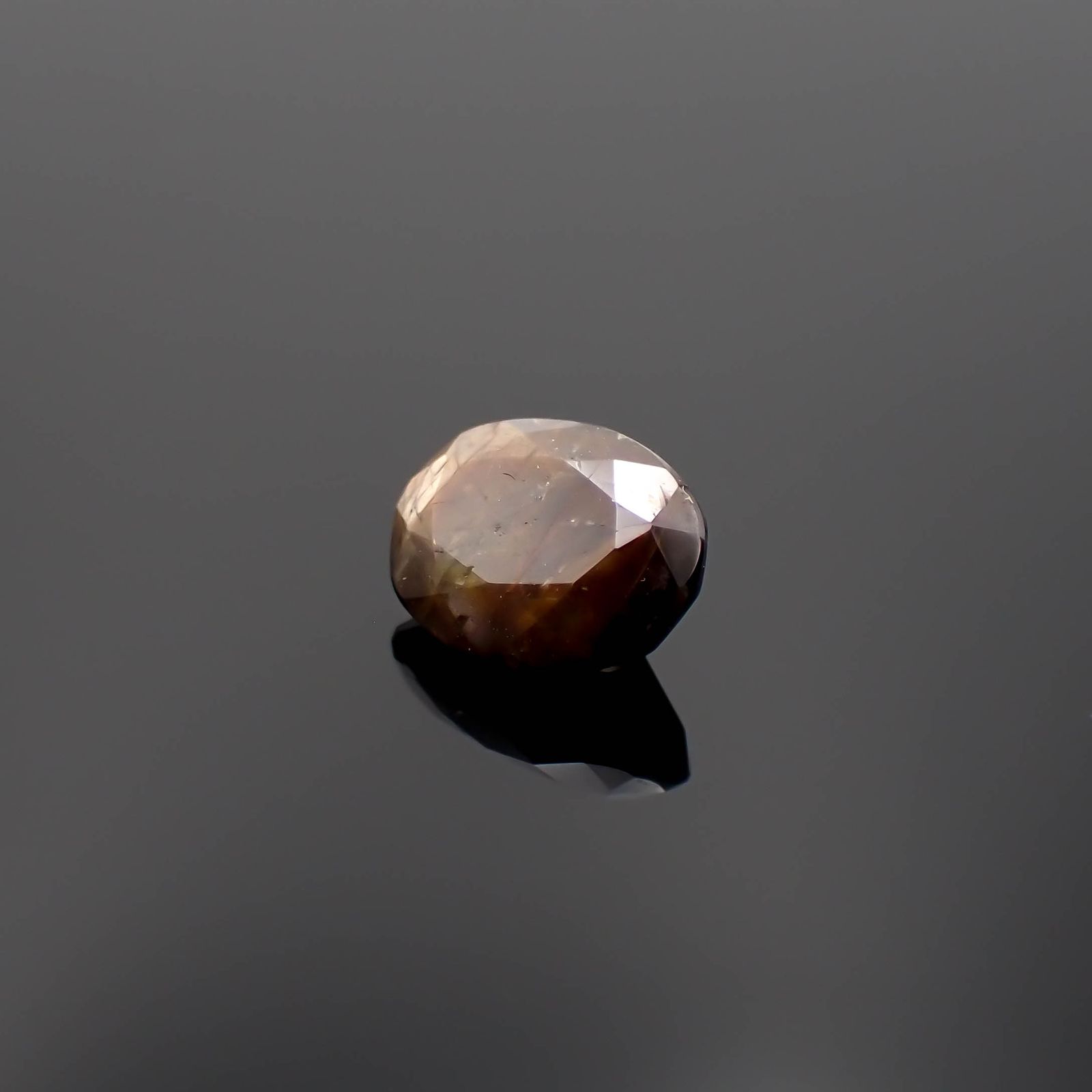 ゴールドシーンサファイア非加熱 ケニア産 2.84ct[230321327]9.4x7.1mm前後