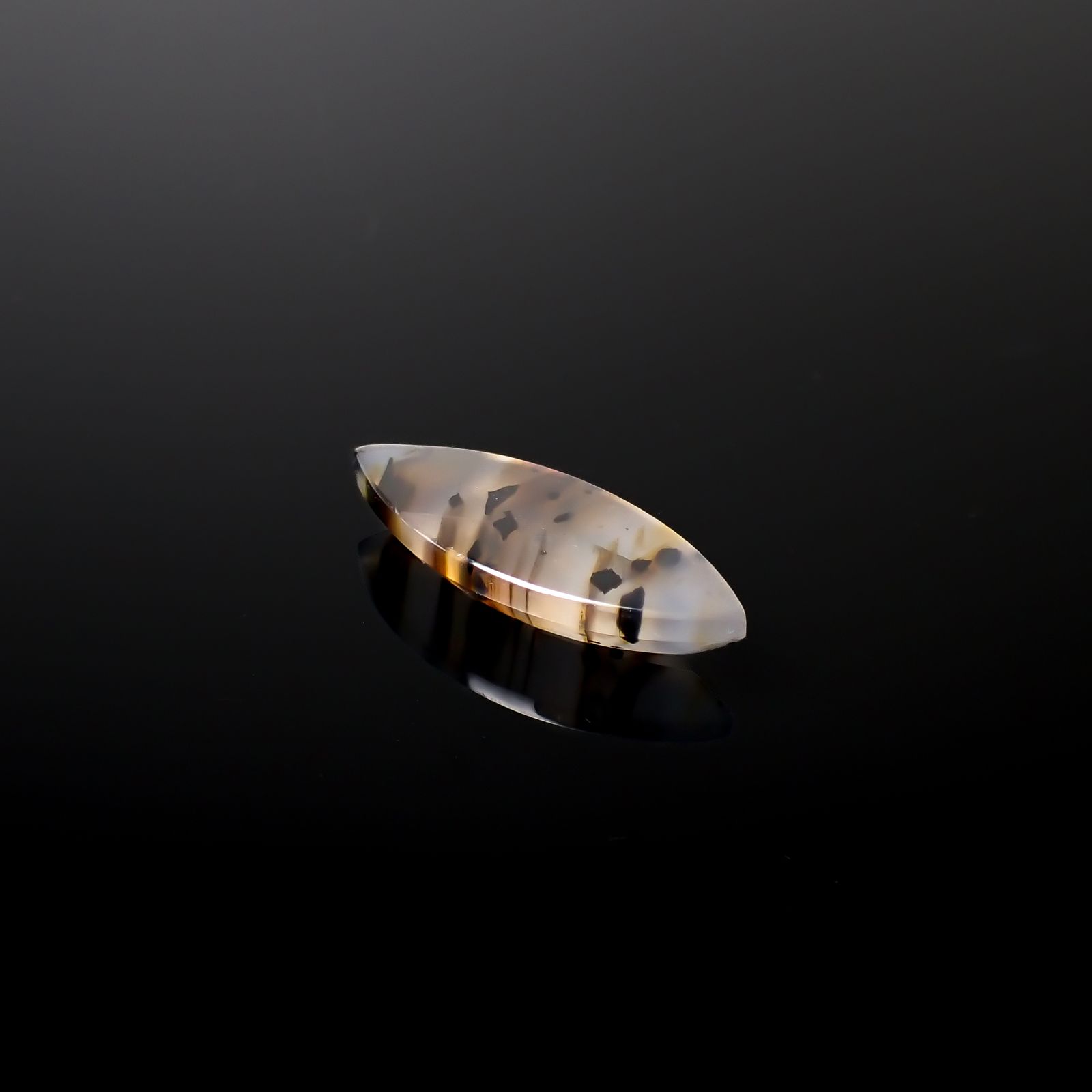 モンタナアゲート アメリカ・モンタナ州産 10.58ct[240427122]27.3x10.7mm前後