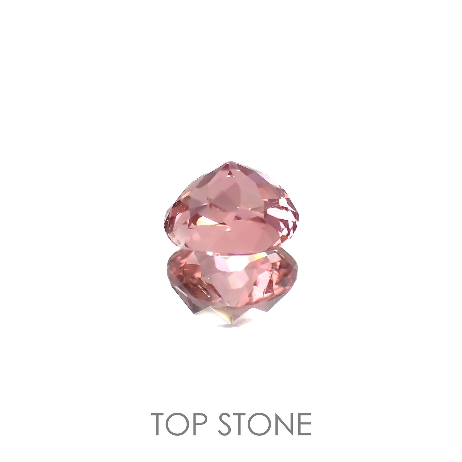 ローズピンクトルマリン(宝石名ピンク・トルマリン)ブラジル/アフリカ産 0.90ct 識別済[221018336]6.3x5.8mm前後