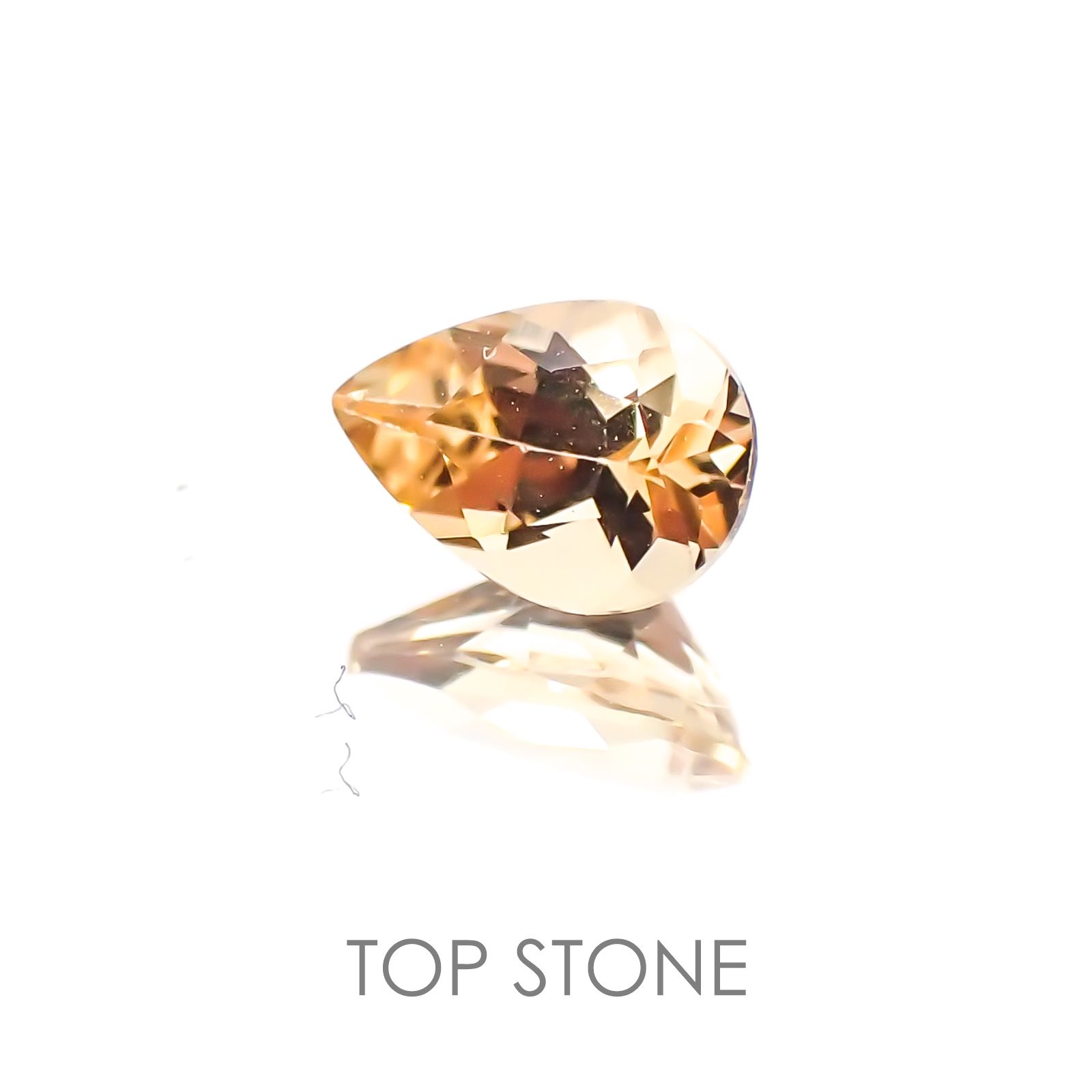 インペリアルトパーズ ブラジル産 ルース 0.28ct[20117857]5.1×3.5mm前後