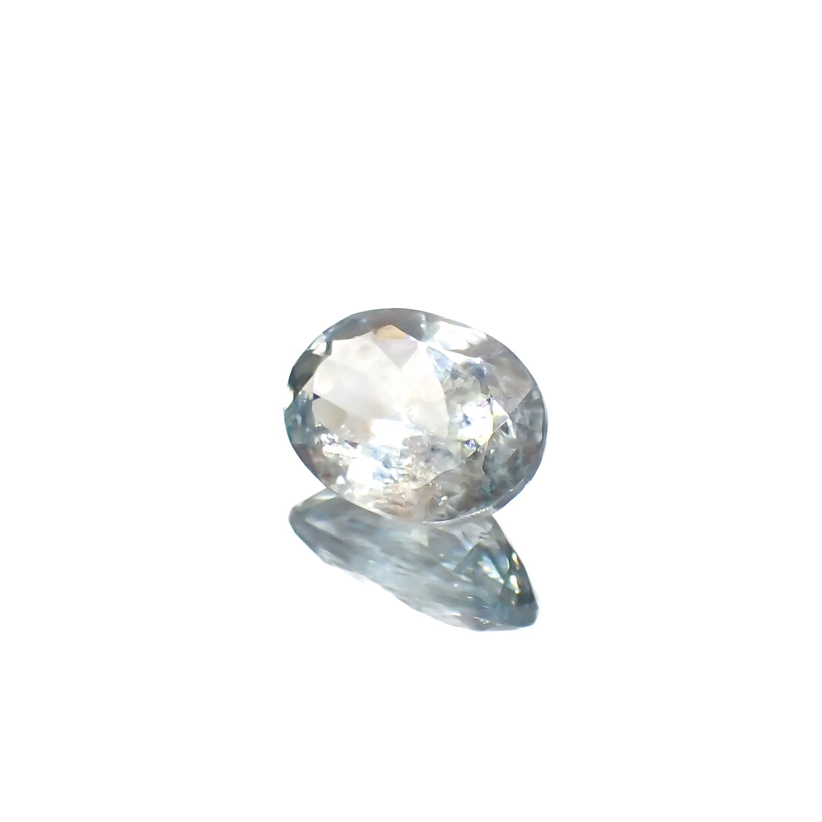 アベンチュリンアクアマリン ナイジェリア産 2.16ct[231224709]10.4x7.4mm前後