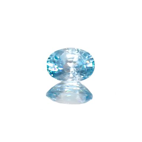 バイカラーブルージルコン カンボジア産 2.11ct / 8x6mm前後 [251120982]