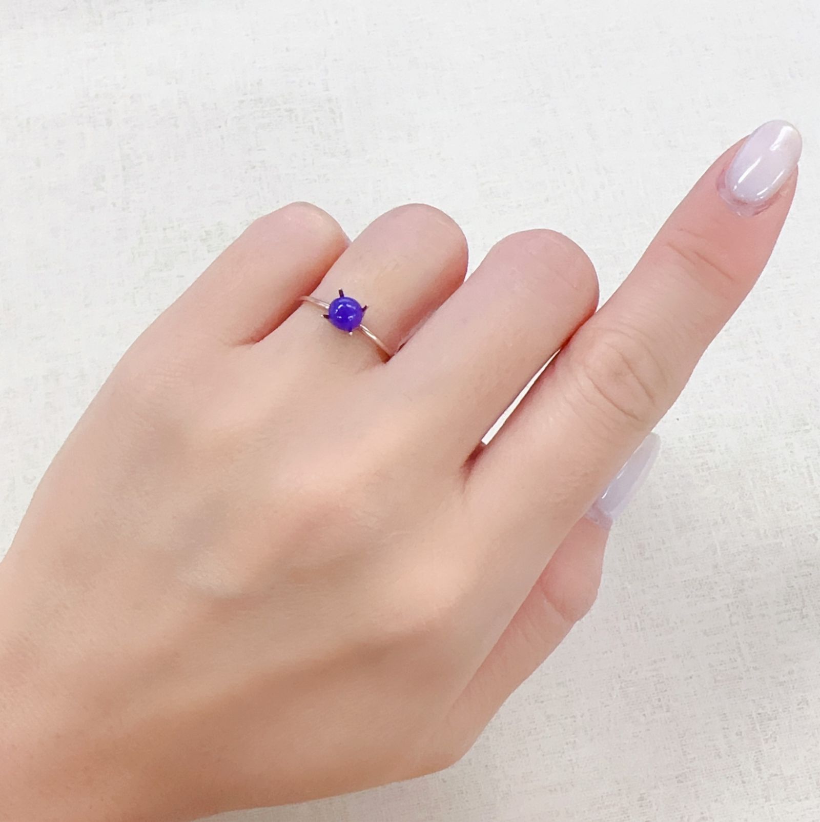 スギライト 南アフリカ産 0.56ct[230722868]5.2x5mm前後