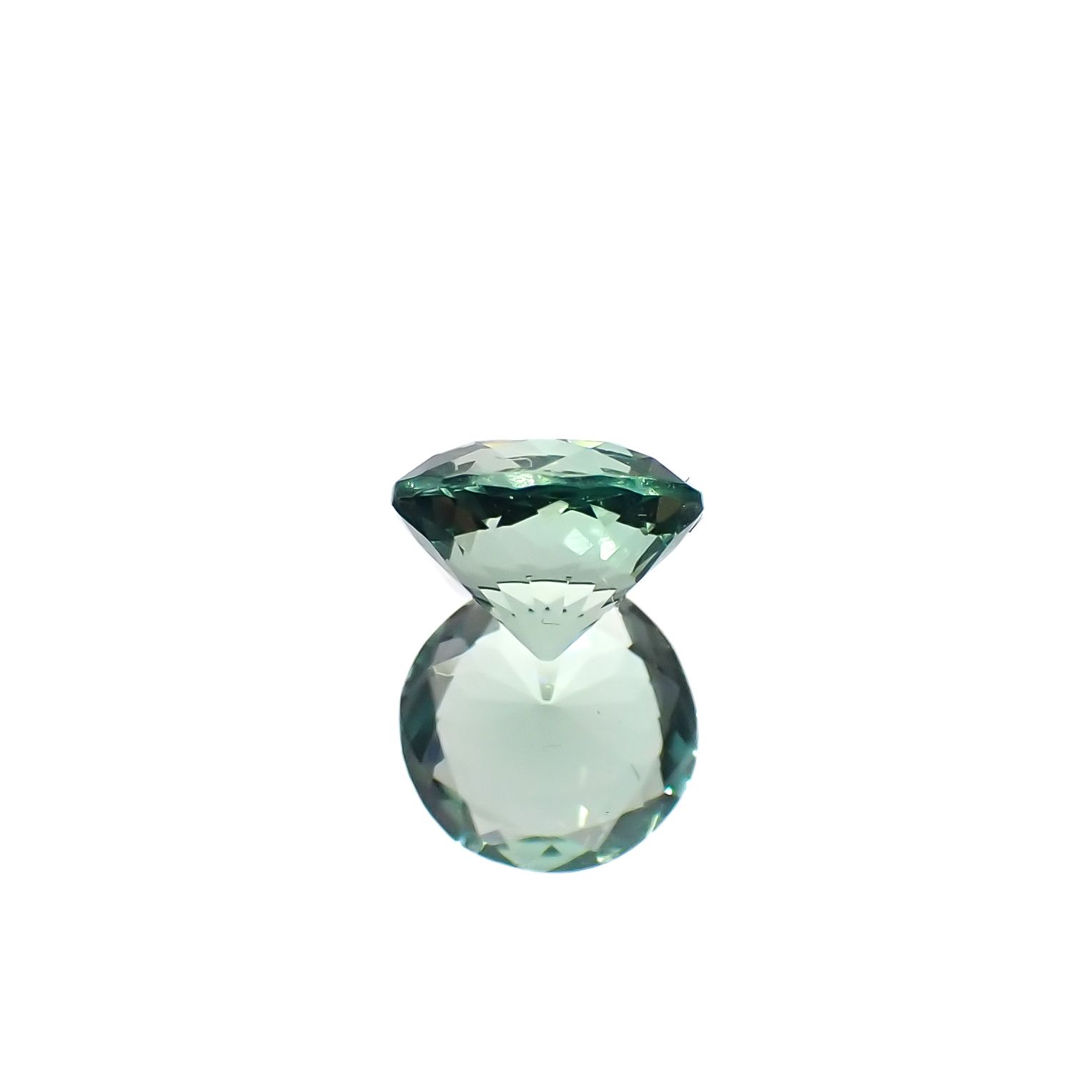 フローライト フルオレッセンス イギリス・ダイアナマリア鉱山産 0.99ct[240527698]6.3x6.1mm前後