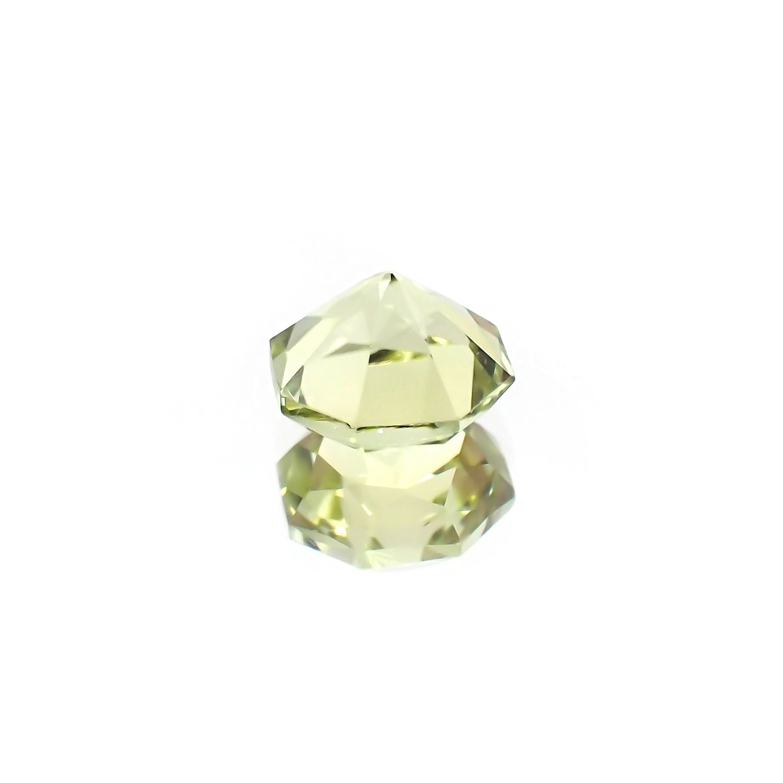 ◇オクタゴンカット◇イエロートルマリン(宝石名トルマリン)ブラジル産 識別済 0.56ct / 5.1x5.1mm前後 [260424205]