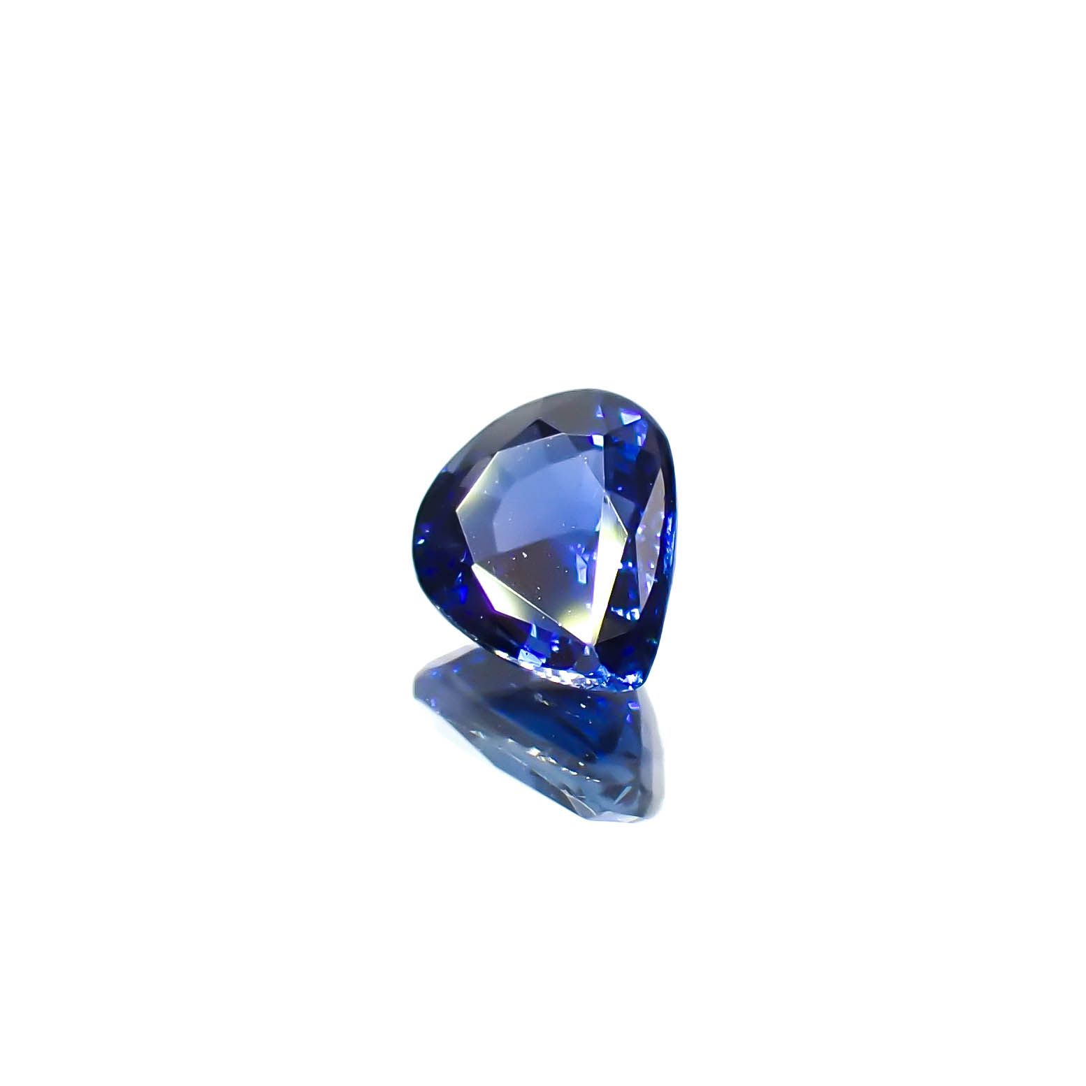 サファイア スリランカ/マダガスカル産 0.41ct / 5x4.1mm前後 [251031227]