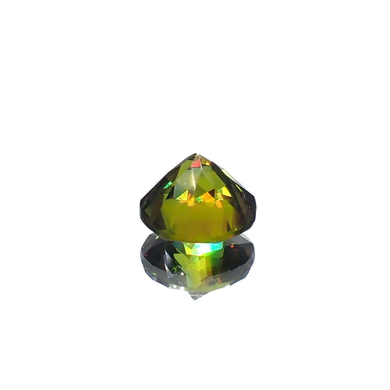 カラーチェンジスフェーン パキスタン産 1.21ct[231224767]6.4x6.4mm前後