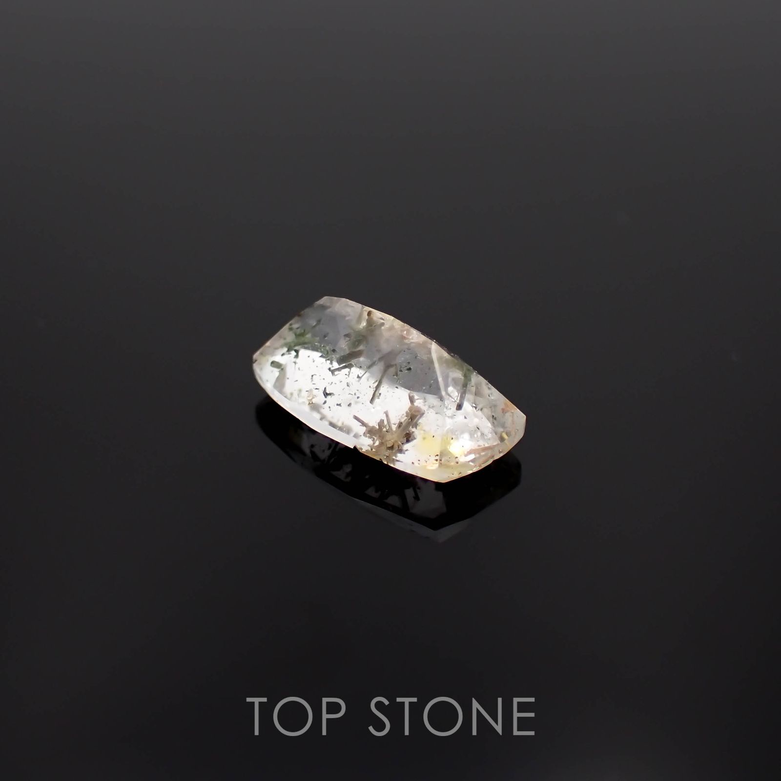 ヘデンベルジャイトインクォーツ インドネシア産 3.36ct[230120053]12.6x7.5mm前後