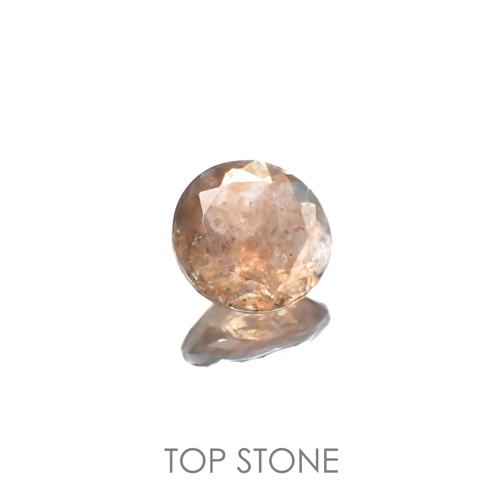 アベンチュリンアクアマリン ナイジェリア産 0.66ct[220917713]6.2x6.2mm前後