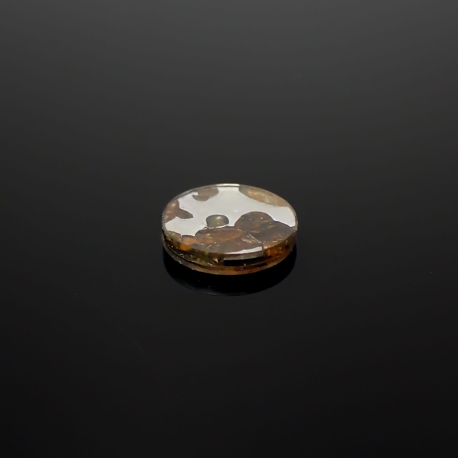 パラサイト隕石Sericho トリプレット 発見地:ケニア 3.53ct[240527647]12.1x12.1mm前後