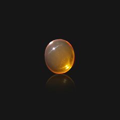 ファイヤーオパール(宝石名ファイヤー・オパール)メキシコ産 0.76ct 識別済[231023915]6.6x6mm前後