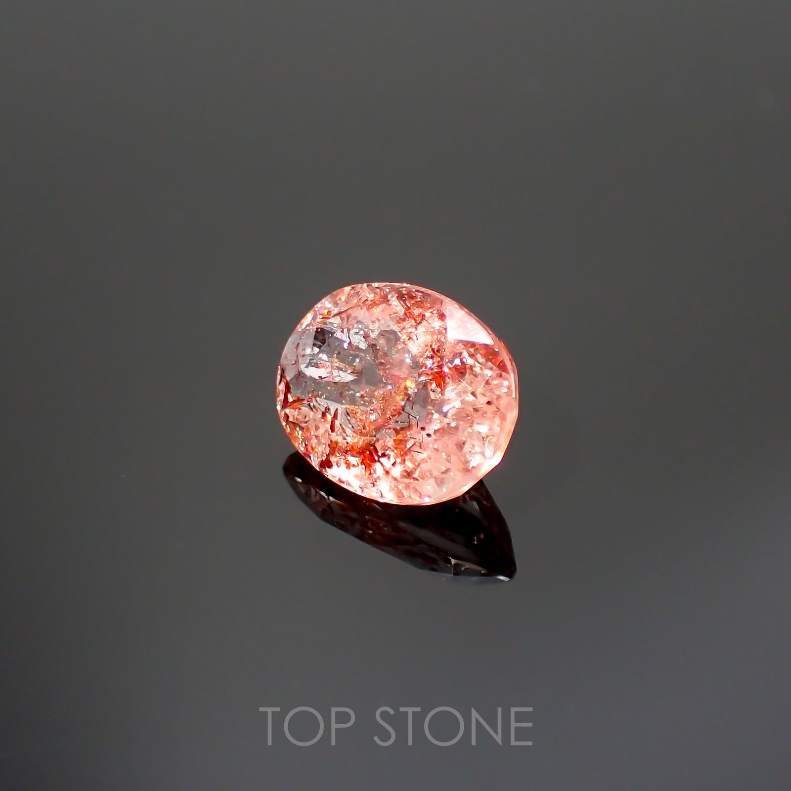 ファイヤークォーツ ナイジェリア産 1.76ct[220114752]9.4x7.3mm前後
