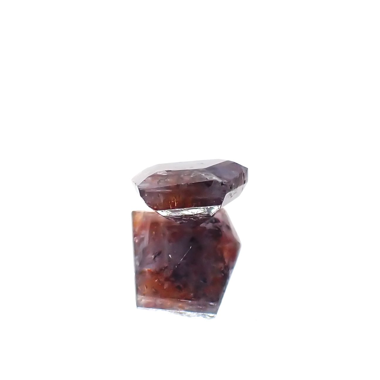 ◇カスタムカット◇ブラッドショットアイオライト インド産 2.05ct[240125390]10.3x8.6mm前後