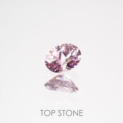 カラーシフトマラヤガーネット(宝石名ガーネット)タンザニア産 0.18ct 識別済[220515841]3.9x2.8mm前後