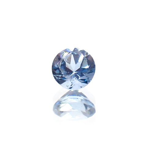 サンタマリアアクアマリン(宝石名アクアマリン)ブラジル産 識別済 0.17ct / 3.5x3.5mm前後 [260221847]