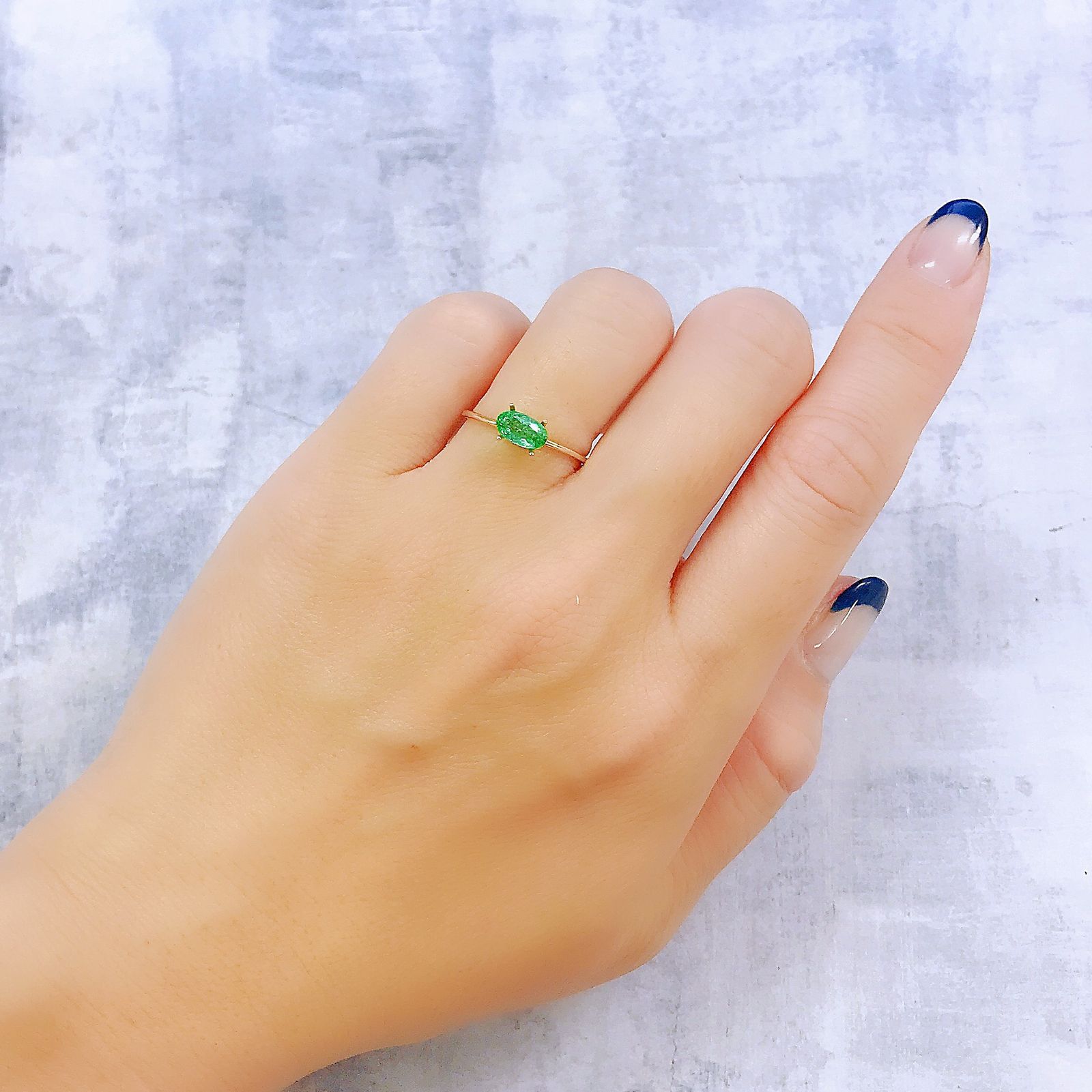 パライバトルマリン(宝石名トルマリン/別名パライバ・トルマリン)ブラジル産 0.675ct ソ付(宝貴協)[221018784]6.9x4mm前後