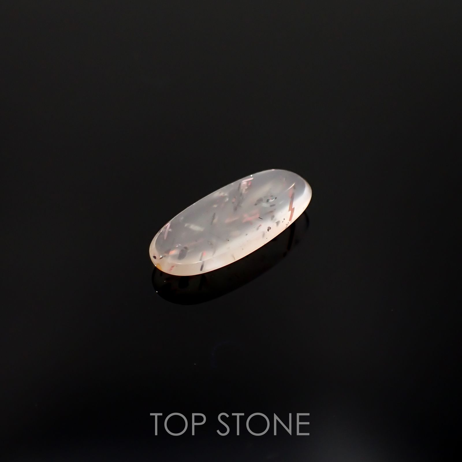 レインボーラティスサンストーン オーストラリア産 1.67ct[230220757]14.9x7mm前後