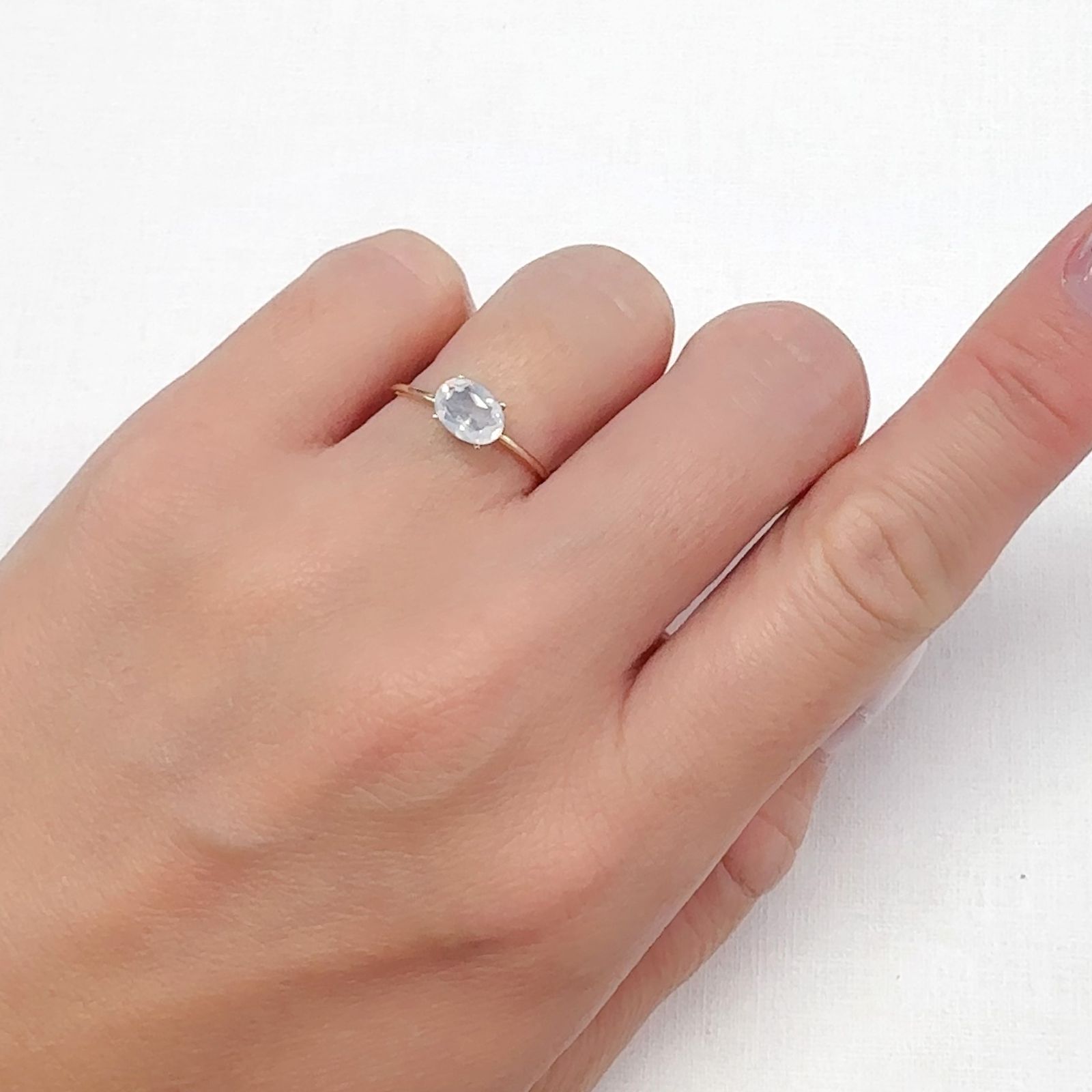 ムーンストーン(宝石名オーソクレース)インド/スリランカ産 0.70ct 識別済[240527737]7x5mm前後